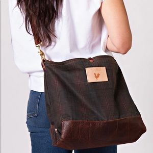 Meanwhile back on the farm  Hobo autumn plaid bag. gently used